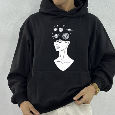 ASTRO Women Mind Premium Hoodie Oversized