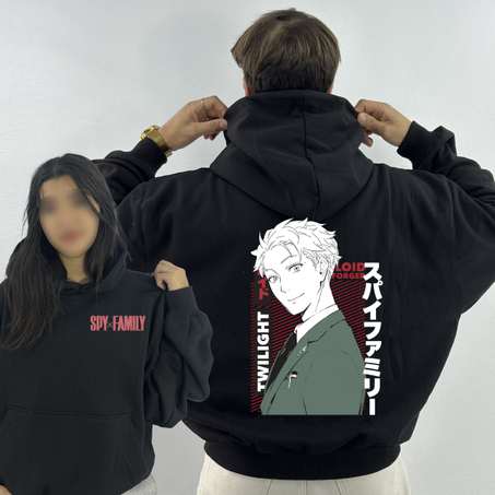 Loid Premium Hoodie Oversized (Print Avant et Arriere )