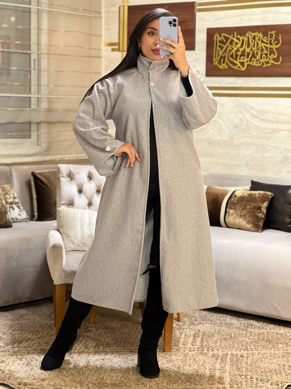 manteau long italien