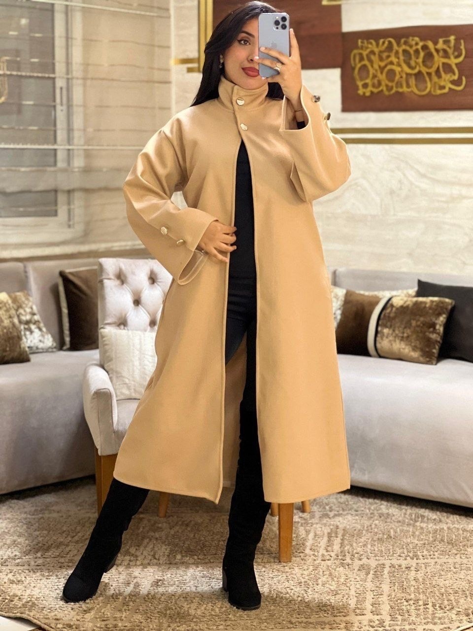 manteau long italien