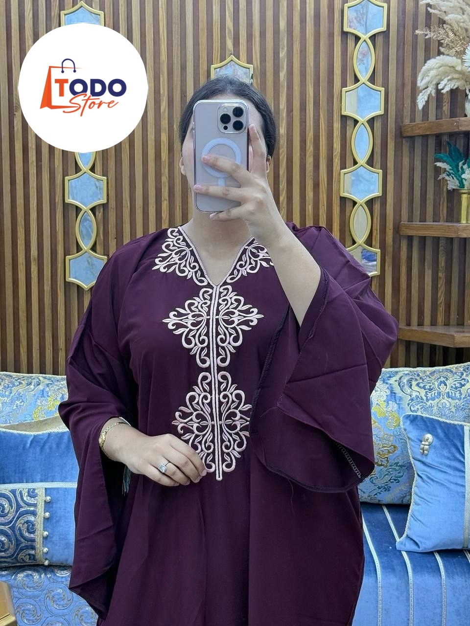 قفطان مطروز هماوي بسفيفة فاليد