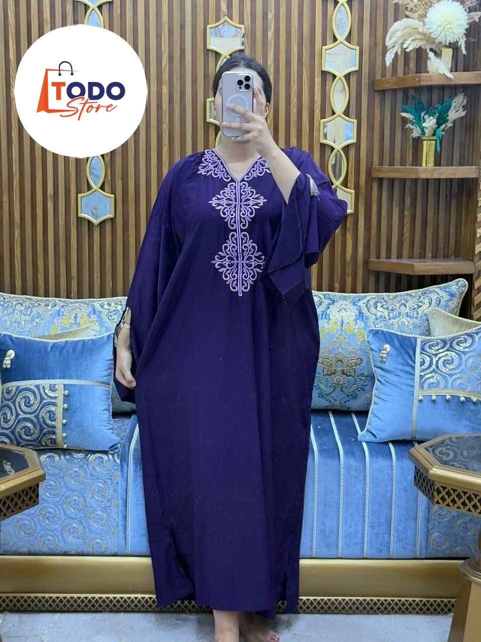 قفطان مطروز هماوي بسفيفة فاليد
