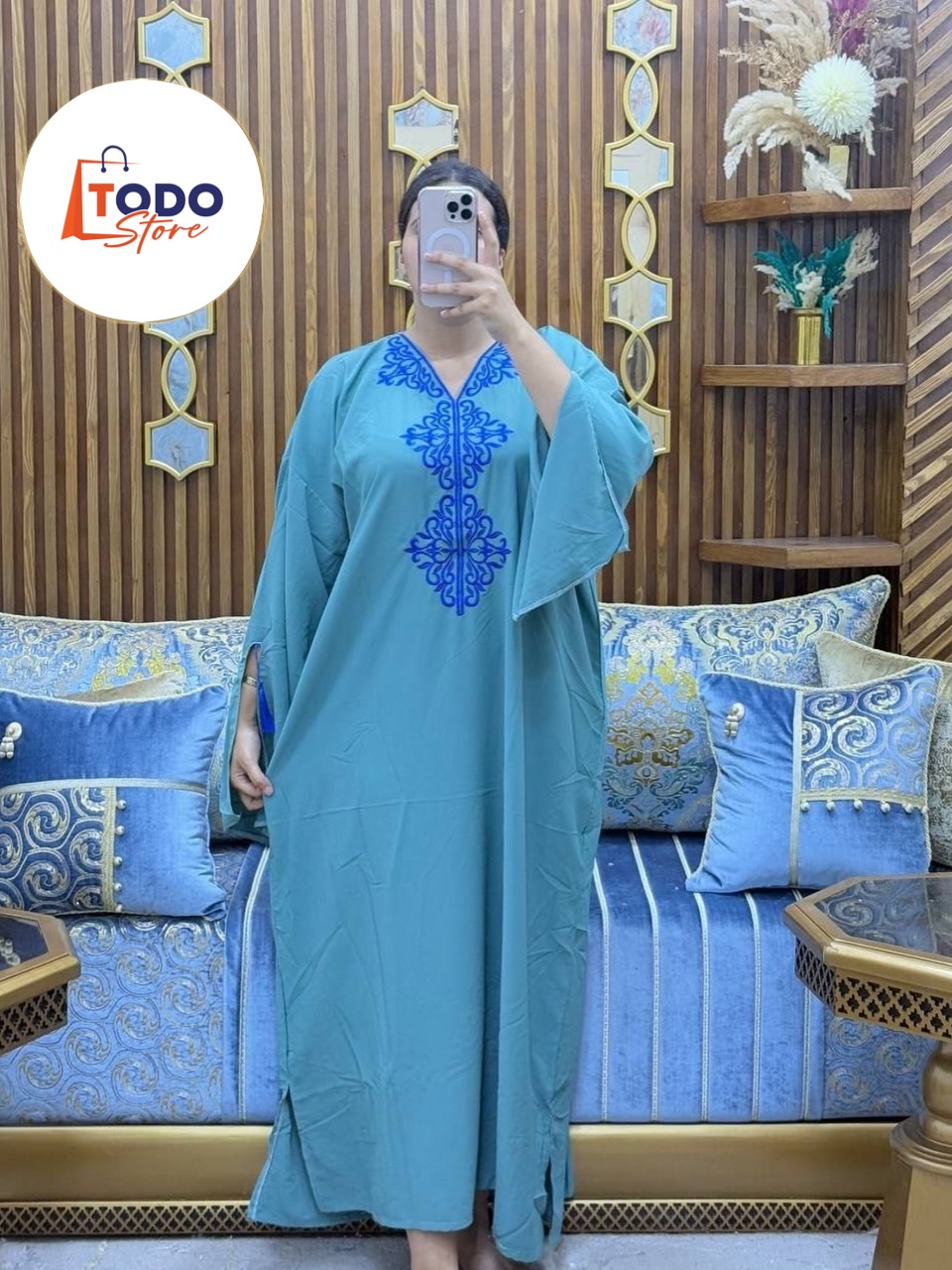 قفطان مطروز هماوي بسفيفة فاليد