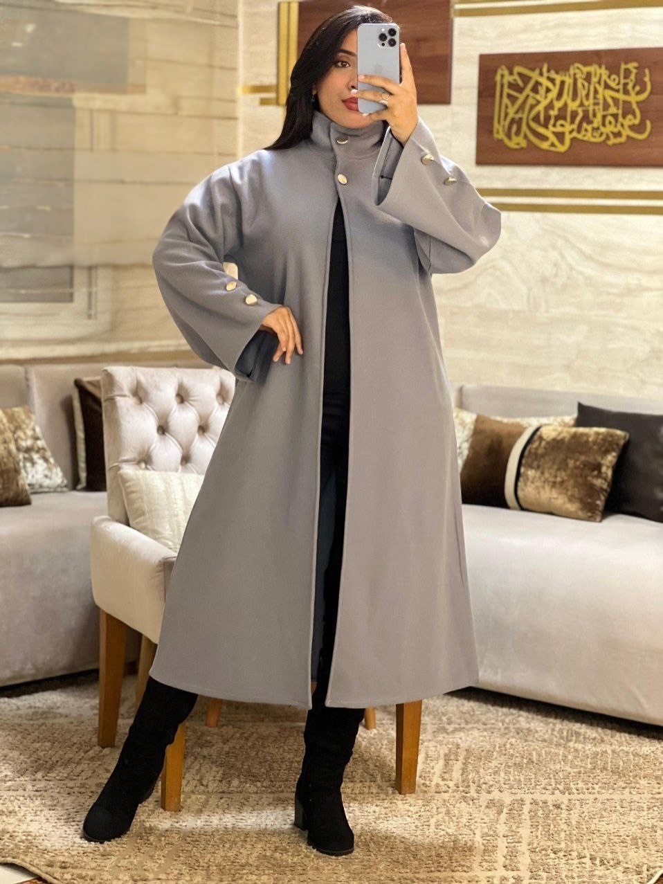 manteau long italien