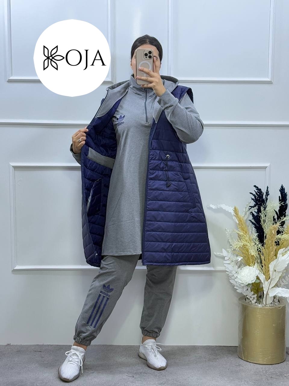 Ensemble de Sport 3 Pièces avec Logo Adidas Brodé – Confort & Style