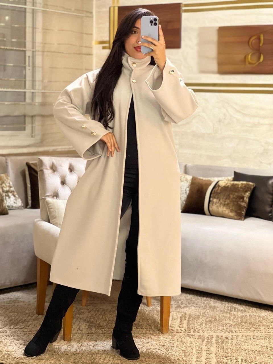 manteau long italien