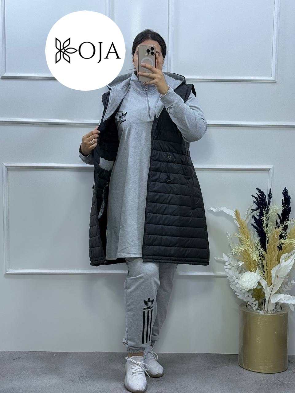 Ensemble de Sport 3 Pièces avec Logo Adidas Brodé – Confort & Style