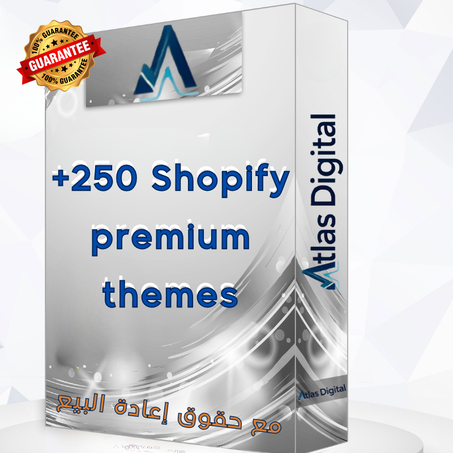 +250 Shopify premium themes [مع حقوق إعادة البيع]