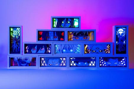 Custom USB Anime LED Light (Tengen 3D Shadow Box🔥