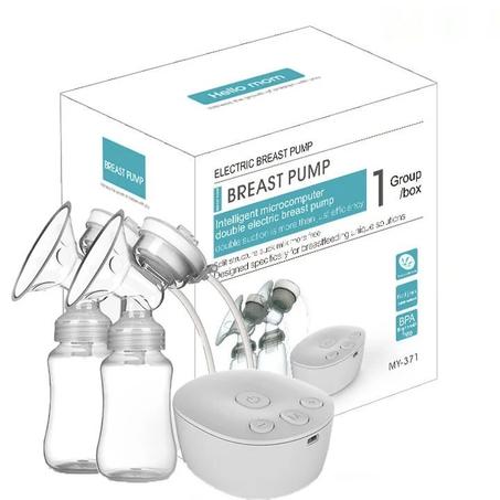 🤱 Double Silent Electric Breast Pump – Rechargeable & Comfortable