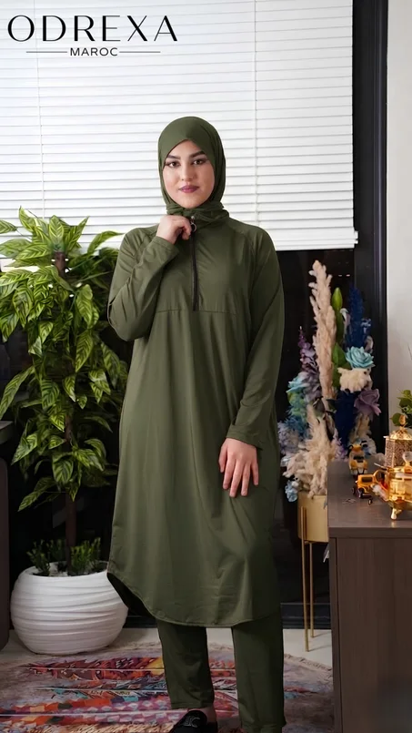 Burkini 3 Pièces – Maillot de Bain Modeste