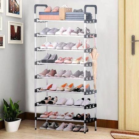 الحجم الكبير الجودة الاولى رف أحذية 8 طوابق