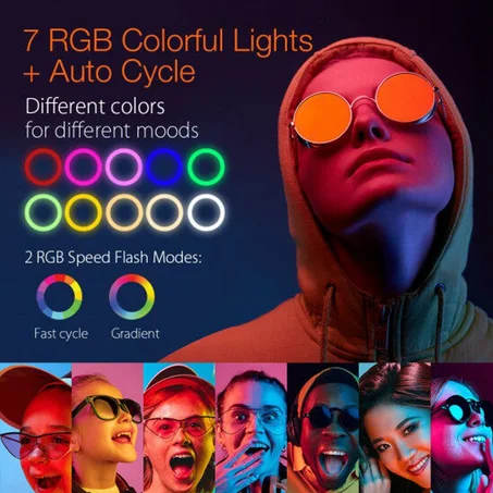 RGB led ring light