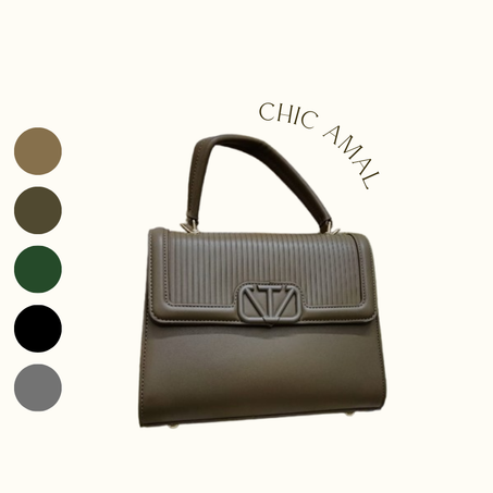 حقيبة يد فاخرة بتصميم أنيق وعصري