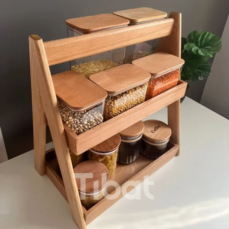 استاند ادوار خشبي