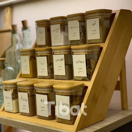 طقم سلم توابل +12 برطمان زجاج