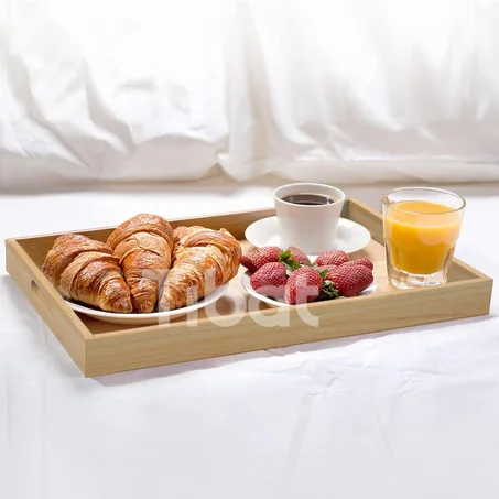 صينية افطار خشبية