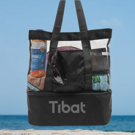 شنطة بحر شبك بحافظ طعام حراري