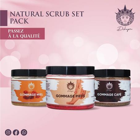 NATURAL SCRUB SET