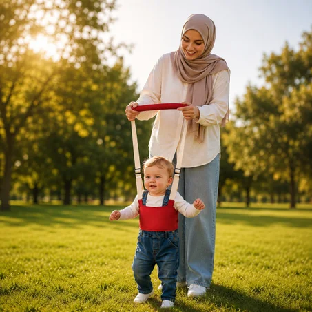 حزام مساعدة الطفل على المشي