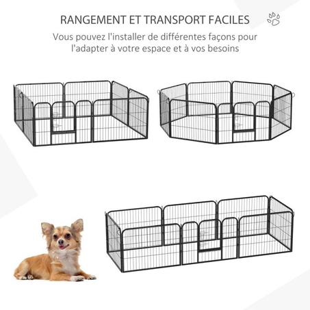 Enclos Parc Modulable pour Chiens – Sécurité et Flexibilité