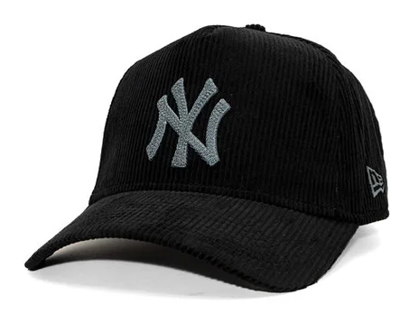 Casquette New Era - MLB Cord 9FORTY A-Frame - Yankees de New York - Noire