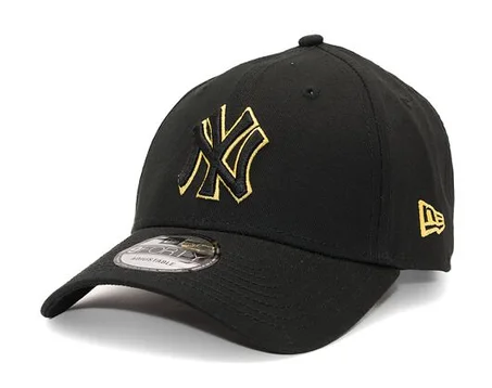 Casquette New Era 9FORTY MLB Team Outline New York Yankees noire/ananas