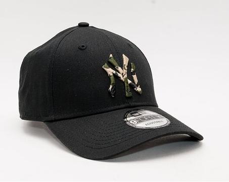Casquette New Era 9FORTY MLB Camo Infill New York Yankees Strapback noire