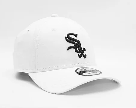 Casquette New Era 9FORTY MLB League Essential Chicago White Sox blanche et noire