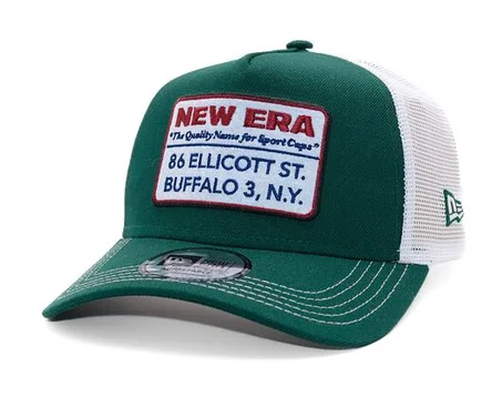 Casquette New Era - Vintage 9FORTY Trucker - Vert foncé