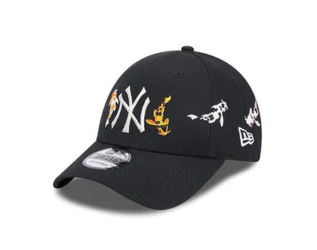 Casquette New Era 9FORTY MLB Koi Fish New York Yankees Noir / Blanc Optique