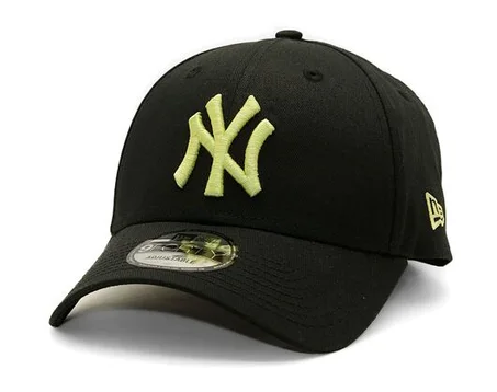 Casquette New Era - 9FORTY League Essential - NY Yankees - Noir / Jaune fluo
