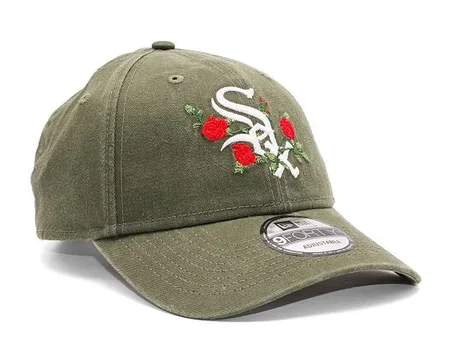 Casquette New Era Chicago Whıte Sox Flower 9Forty Vert