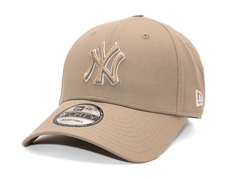 Casquette New Era - Logo MLB 9FORTY - Yankees de New York - Marron clair