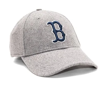 Casquette New Era 9FORTY MLB Melton Wool Essential Boston Red Sox Graphite / Marine