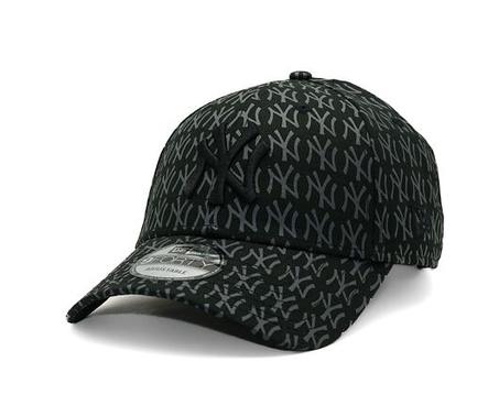 Casquette New Era - Monogramme 9FORTY - Yankees de New York - Noir
