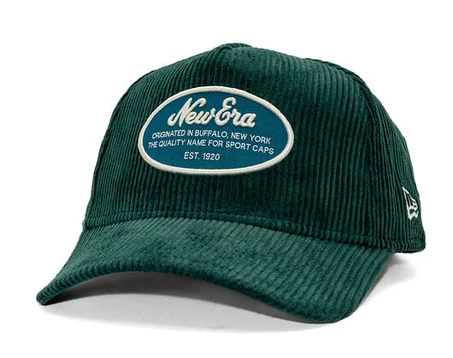 Casquette New Era - Patch Cord ovale 9FORTY A-Frame - Verte