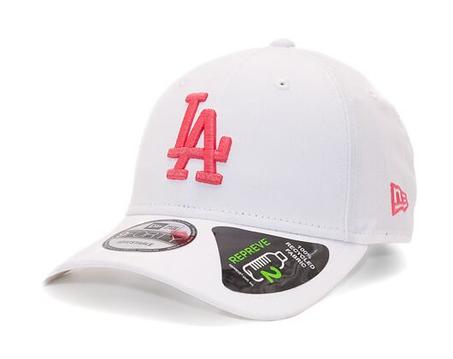 Casquette New Era 9FORTY MLB Repreve Los Angeles Dodgers Blanche/Rouge Lave