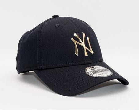 Casquette New Era 9FORTY MLB Foil Logo New York Yankees Bleu marine/or