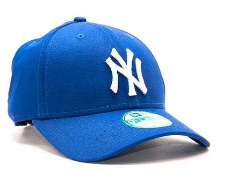 Casquette New Era - MLB Essential 9FORTY - NY Yankees - Bleu royal / Blanc