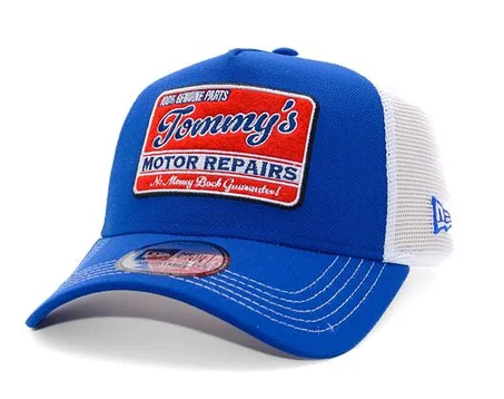Casquette New Era - Vintage 9FORTY Trucker - Bleu clair