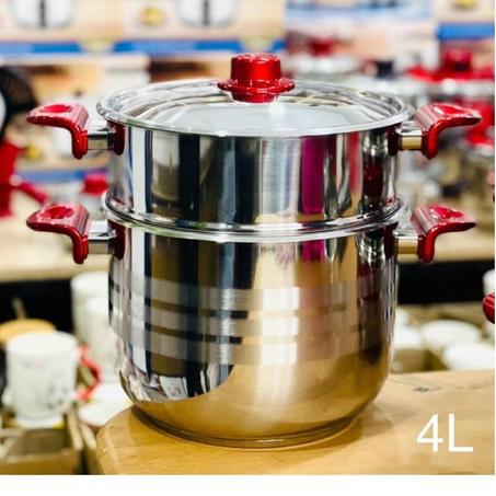 Royal Couscoussière 4 L - Inox - 18/10 - 20 cm