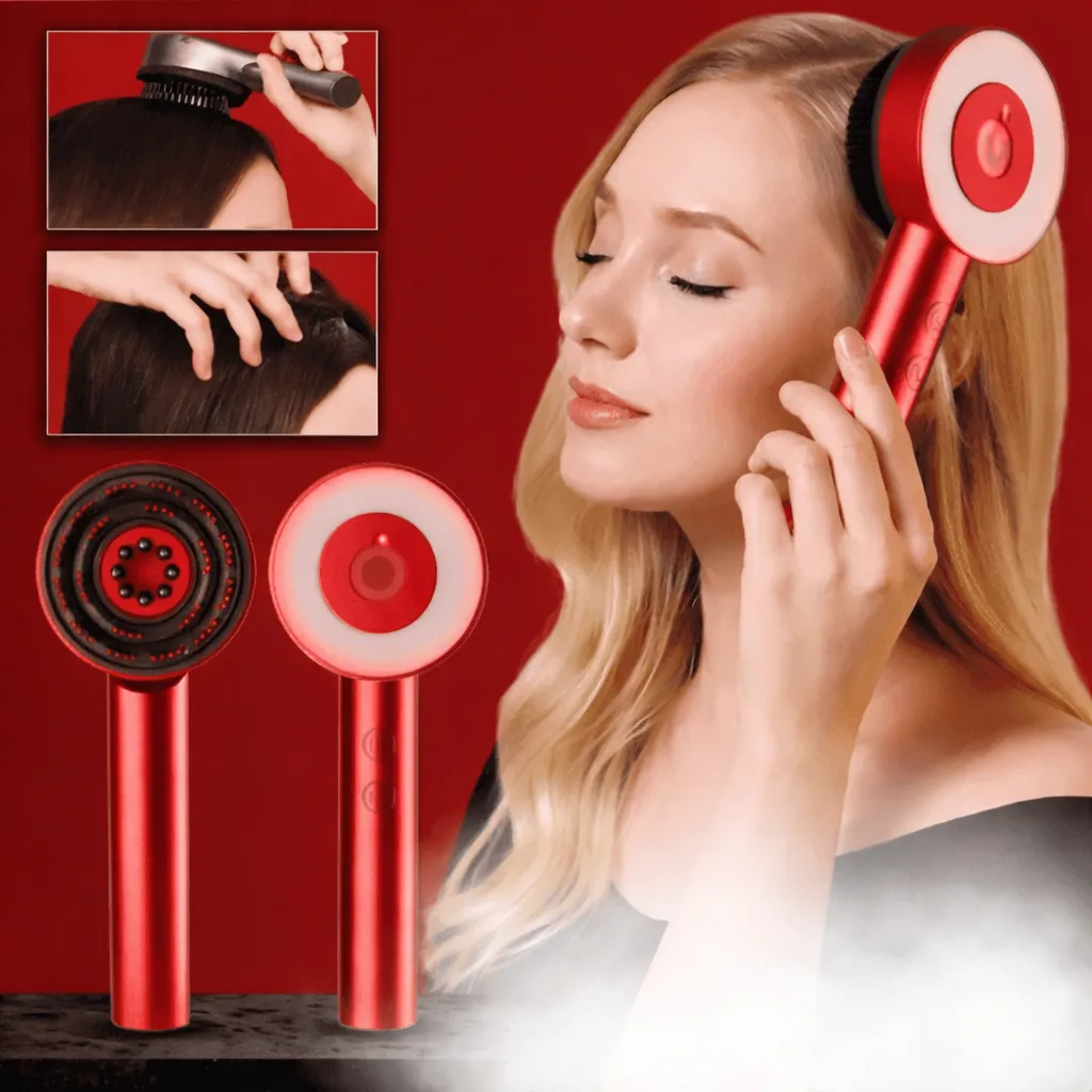 مشط تدليك فروة الرأس الكهربائي