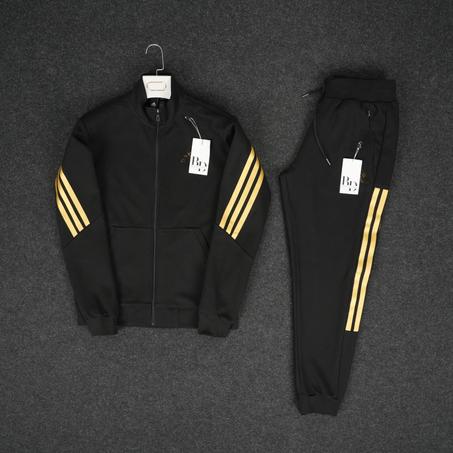 BEST Collection ensemble ADD Noir avec trois bandes Dorés 2025 HIGH QUALITY