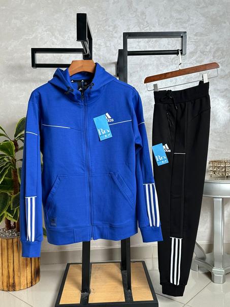 Survêtement ADD bleu roi avec pantalon noir