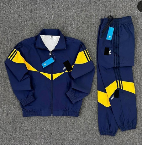 Survêtement ADD Homme Bleu Marine & Jaune