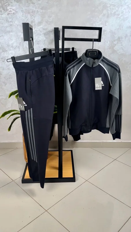 New collection ensemble ADD Bleu marine avec gris