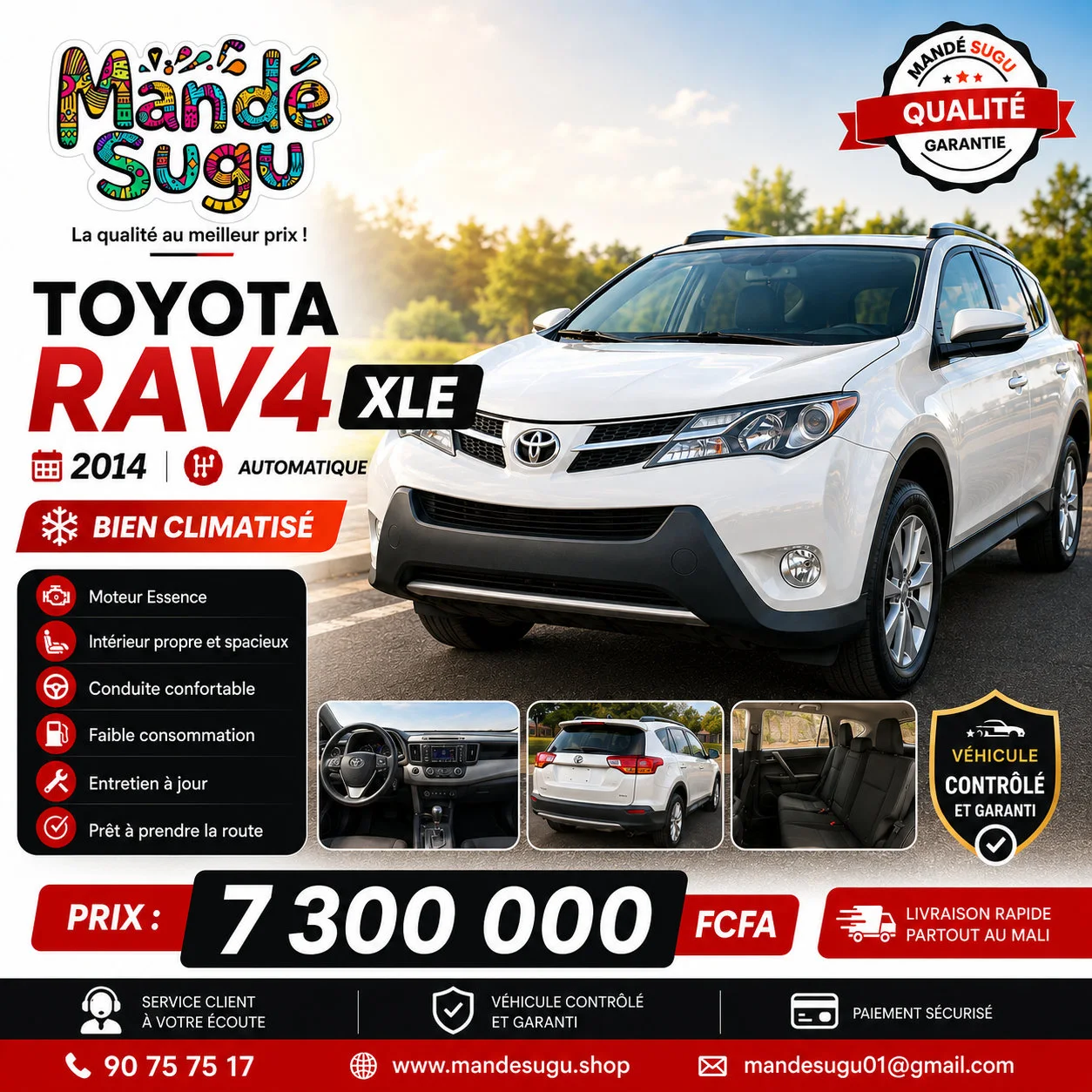 Toyota RAV4 XLE 2014