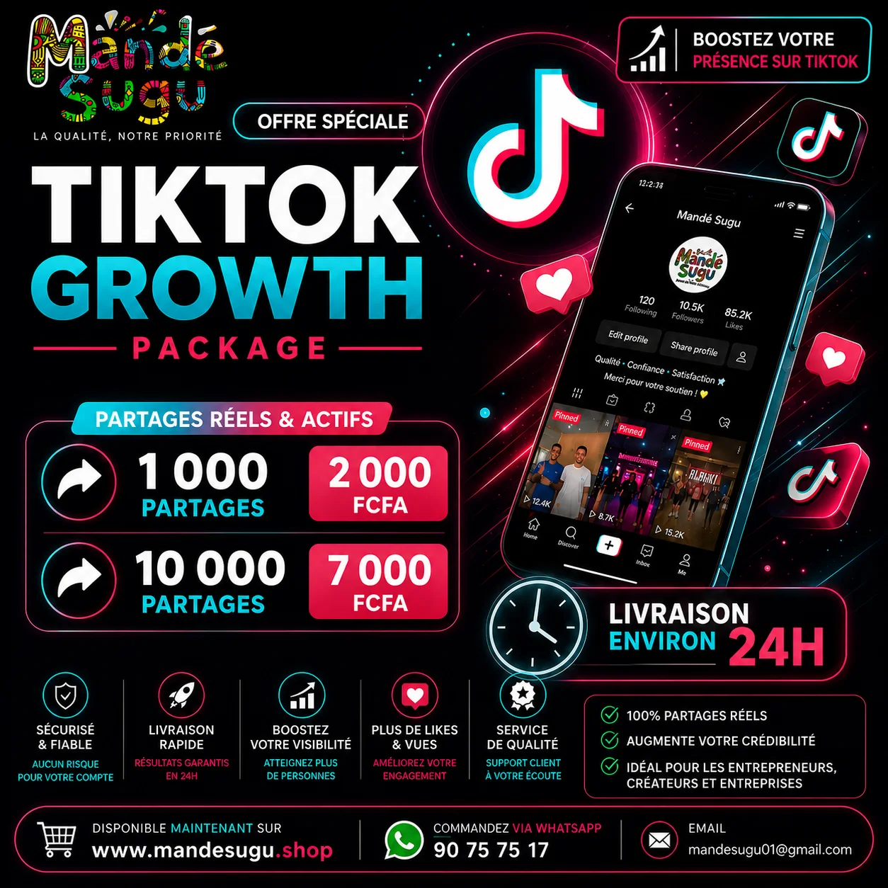 Partage Tiktok