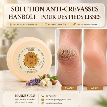 Retrouvez des pieds lisses et sains avec Mandé Sugu !